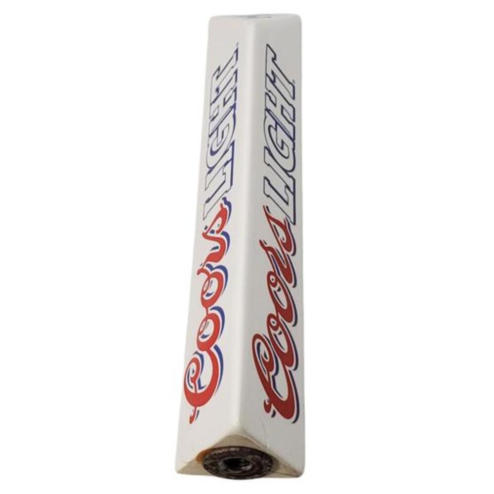White Coors Light Beer Bar Tap Handle Man Cave 10" Long